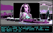Mean Streets for IBM PC/Compatibles - Talking with Sylvia.