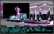 Mean Streets for IBM PC/Compatibles - Time to interrogate Della Lang.