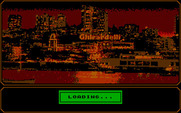 Mean Streets for IBM PC/Compatibles - Loading the next segment of the game...