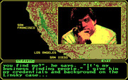 Mean Streets for IBM PC/Compatibles - You'll question a lot of people in the game...