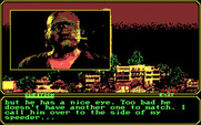 Mean Streets for IBM PC/Compatibles - This guy isn't friendly, but is also easy to threaten for information...