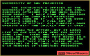 Mean Streets for IBM PC/Compatibles - Not all locations have graphics...some just have text.