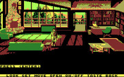 Mean Streets for IBM PC/Compatibles - Exploring a rather scenic appartment.