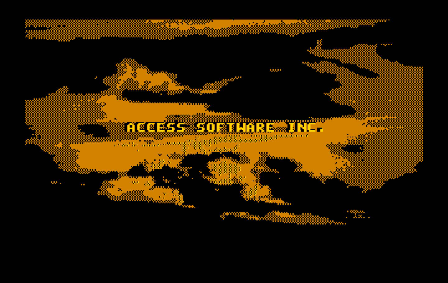 Mean Streets IBM PC/Compatibles Screenshot: Access Software presents...