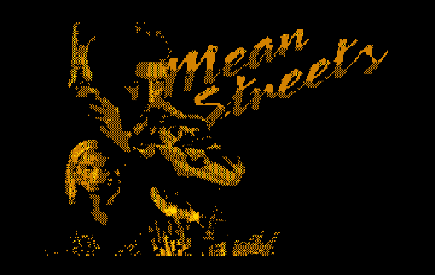Mean Streets IBM PC/Compatibles Screenshot: Title screen.