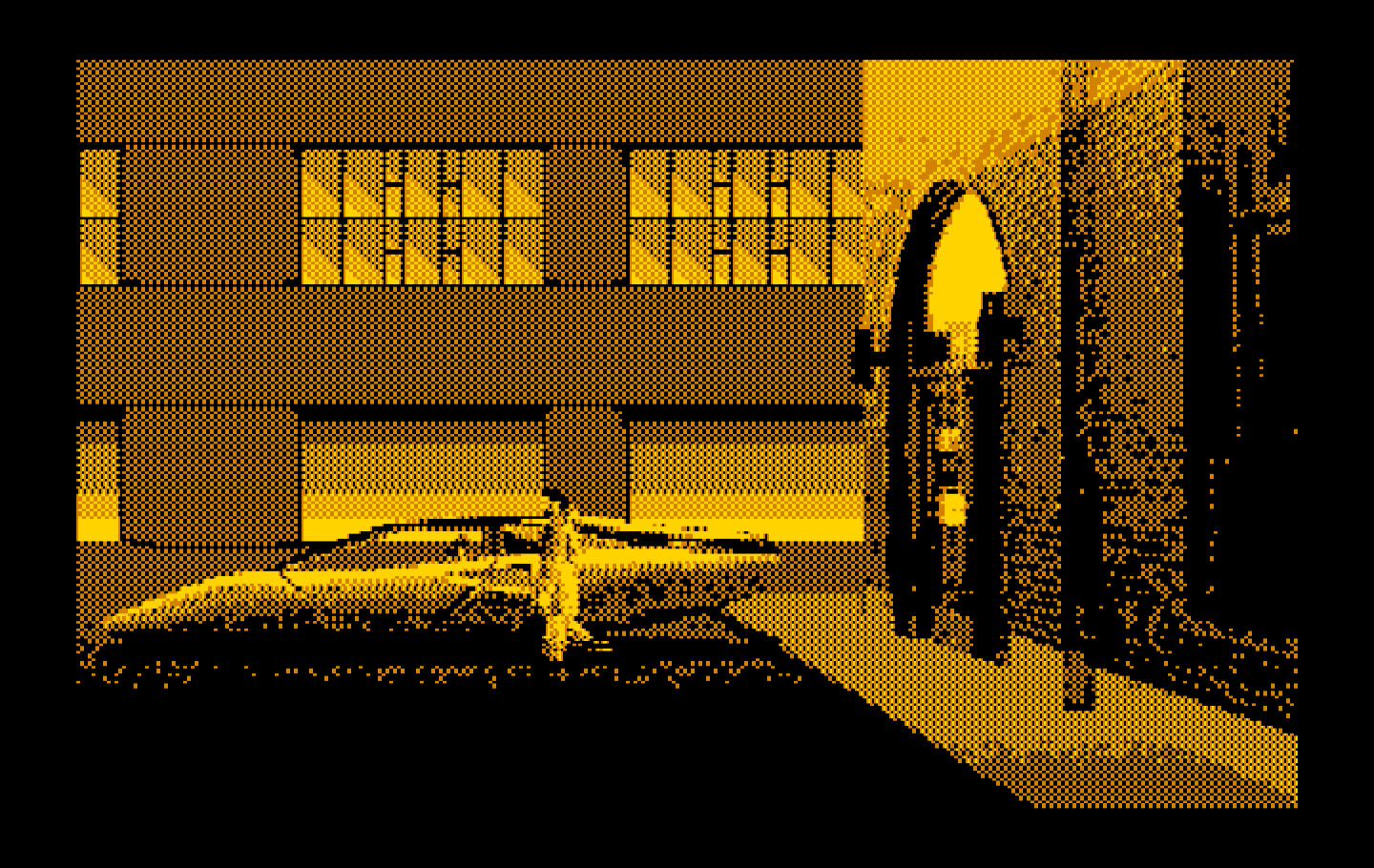 Mean Streets IBM PC/Compatibles Screenshot: Game start.