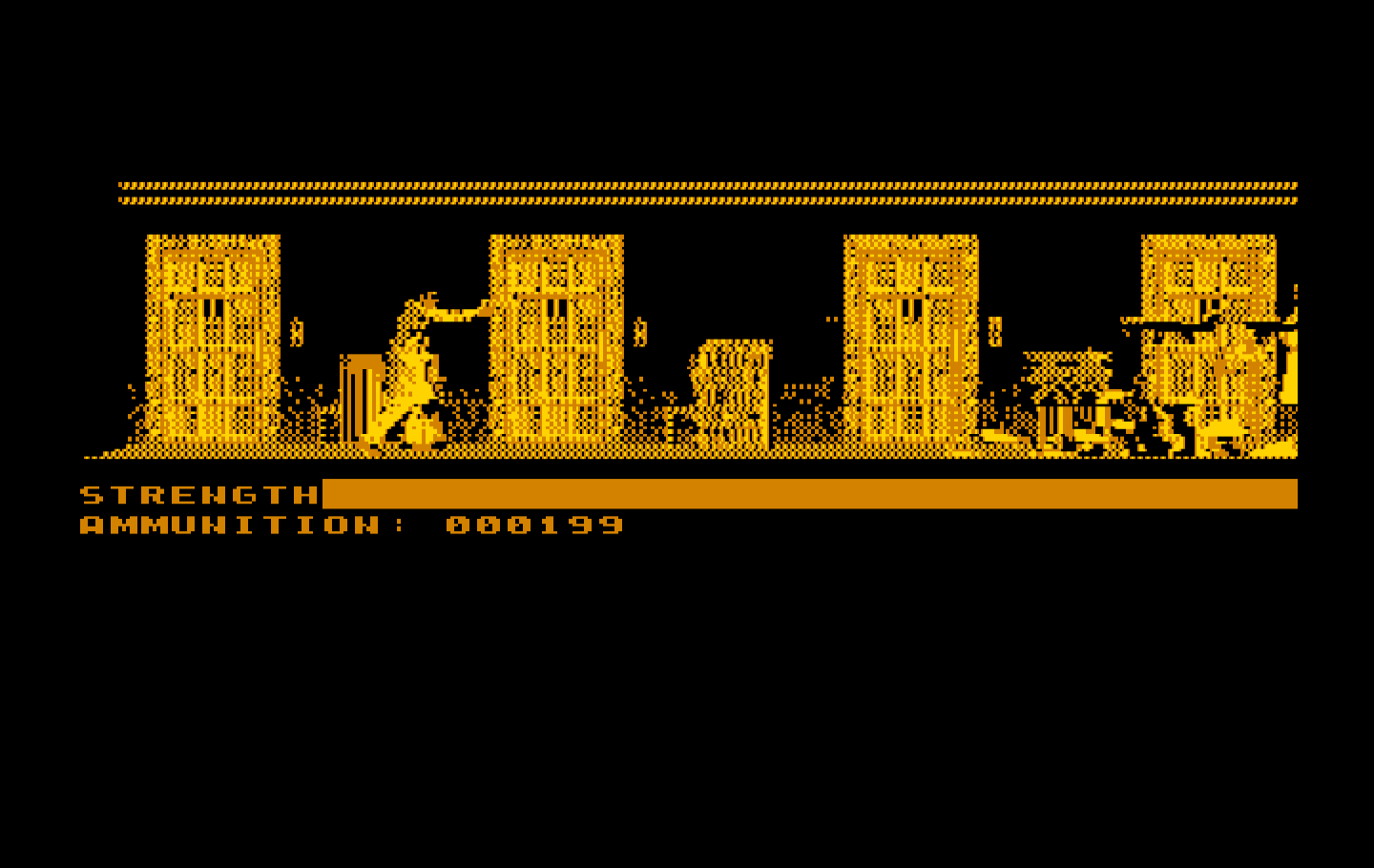 Mean Streets IBM PC/Compatibles Screenshot: The final gun fight...