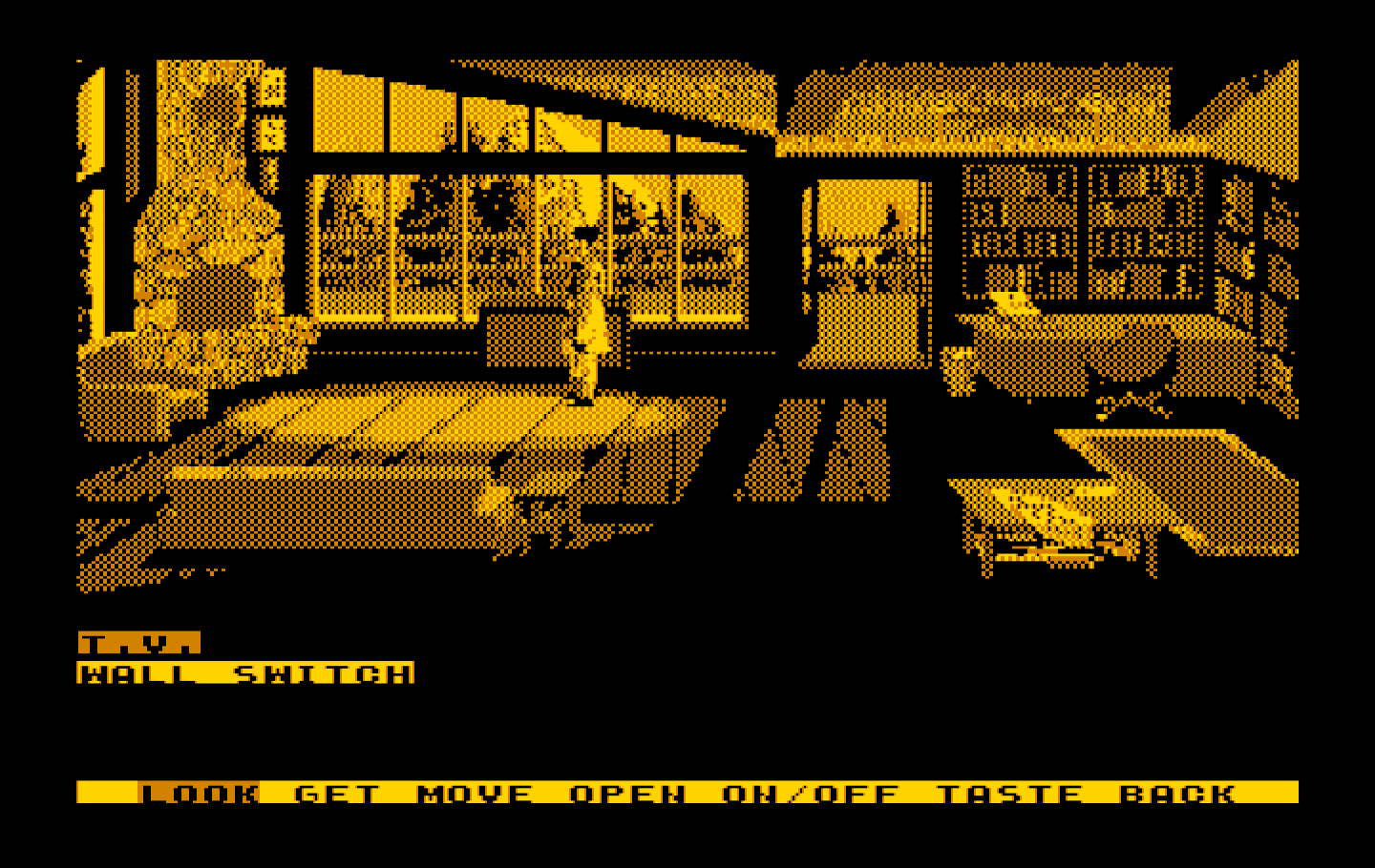 Mean Streets IBM PC/Compatibles Screenshot: What can I find here? Better search carefully...