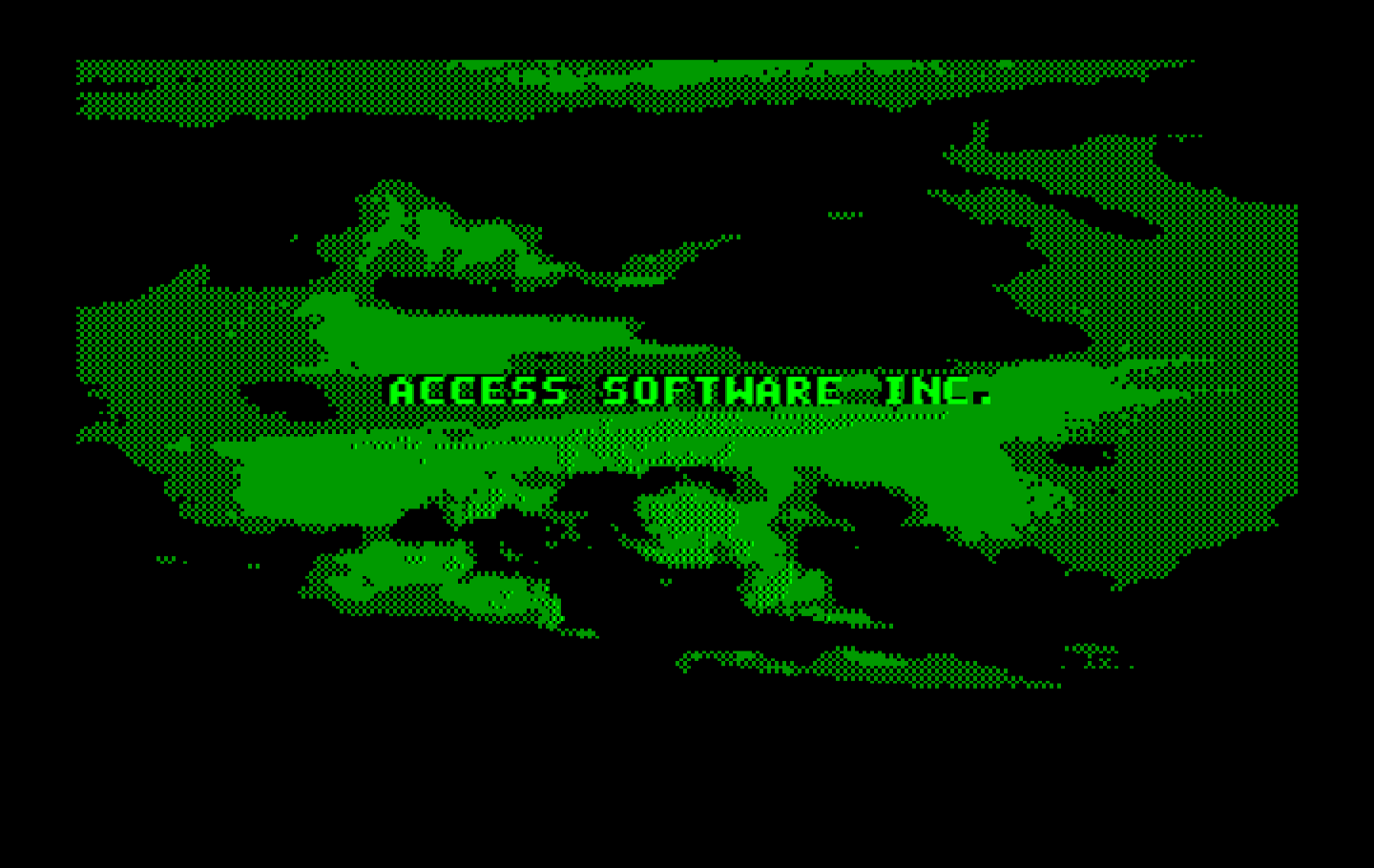 Mean Streets IBM PC/Compatibles Screenshot: Access Software presents...