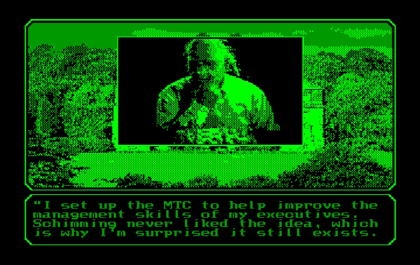 Mean Streets IBM PC/Compatibles Screenshot: Let's see if this guy can help out any...
