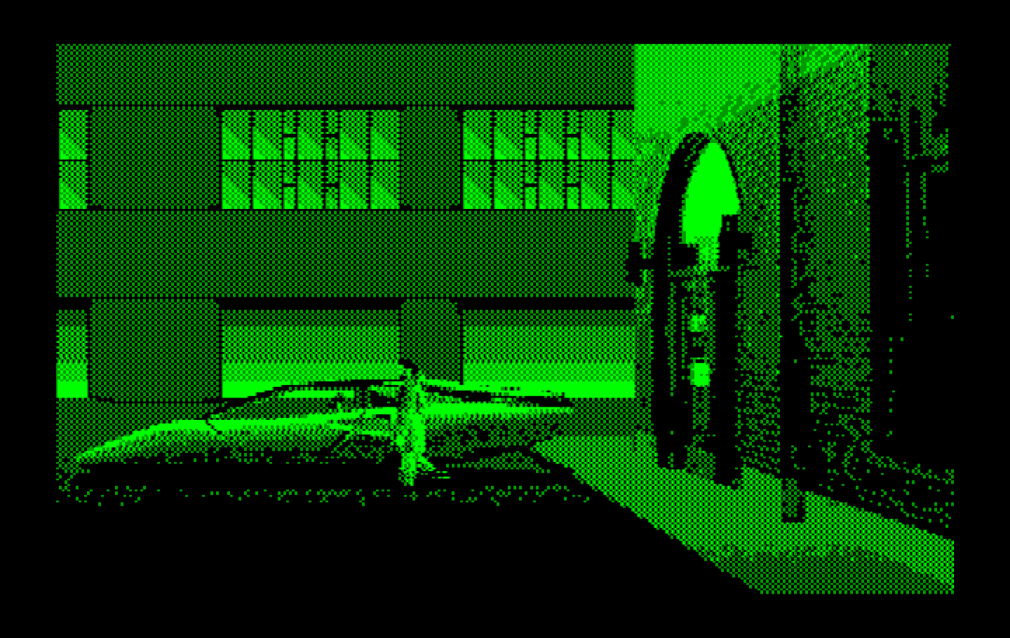 Mean Streets IBM PC/Compatibles Screenshot: Game start.