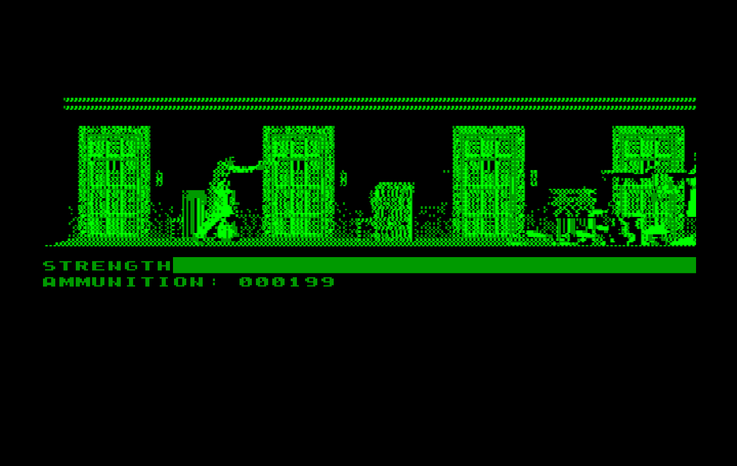 Mean Streets IBM PC/Compatibles Screenshot: The final gun fight...