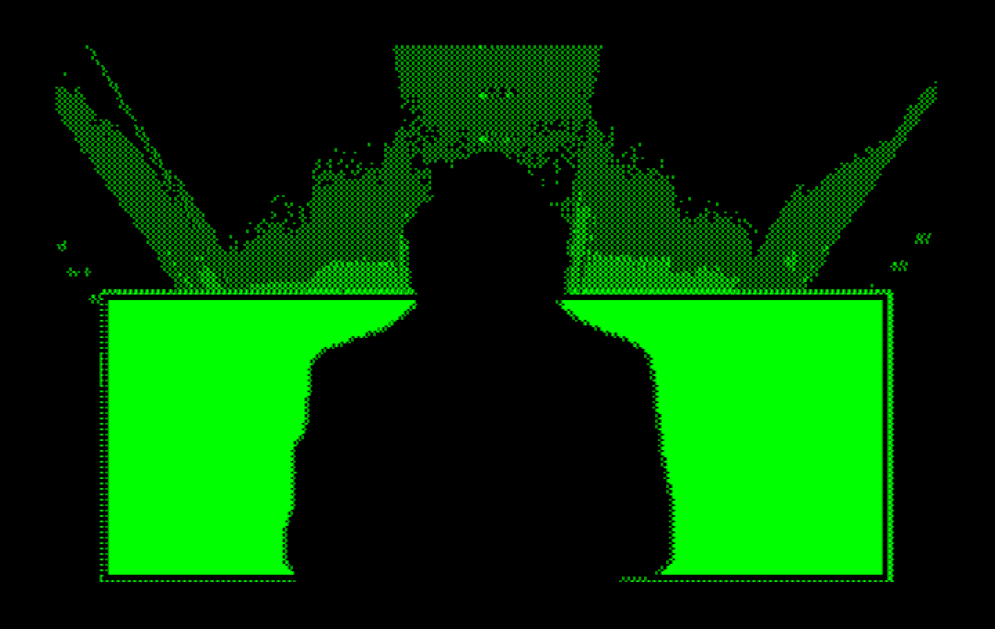 Mean Streets IBM PC/Compatibles Screenshot: A shadowy figure appears...