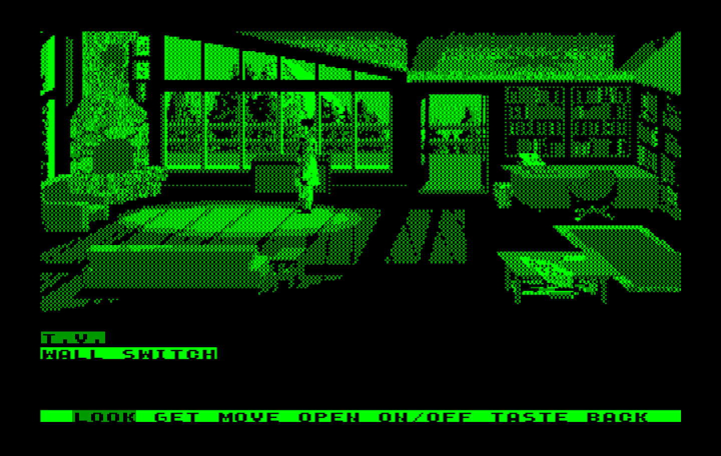 Mean Streets IBM PC/Compatibles Screenshot: What can I find here? Better search carefully...