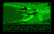Mean Streets for IBM PC/Compatibles - Heading over to the beach now...