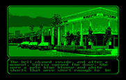 Mean Streets for IBM PC/Compatibles - Each location begins with a description.