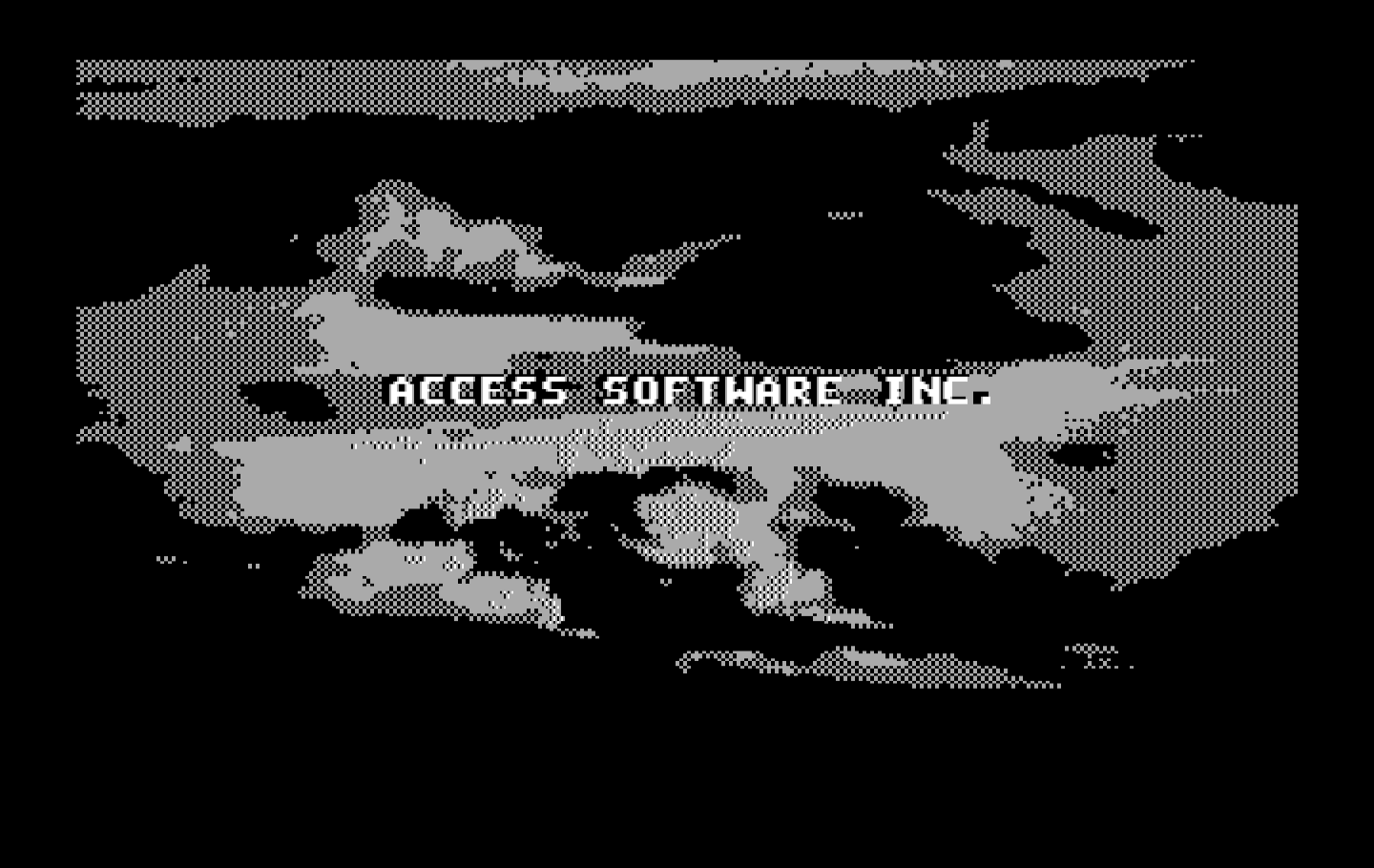 Mean Streets IBM PC/Compatibles Screenshot: Access Software presents...