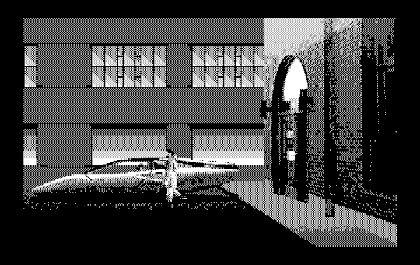 Mean Streets IBM PC/Compatibles Screenshot: Game start.