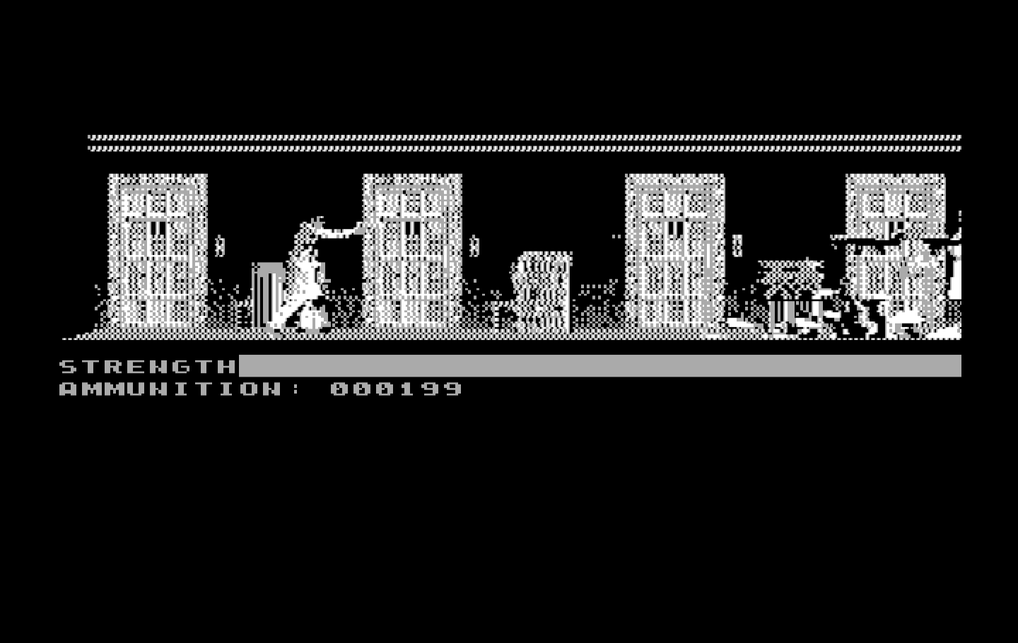 Mean Streets IBM PC/Compatibles Screenshot: The final gun fight...