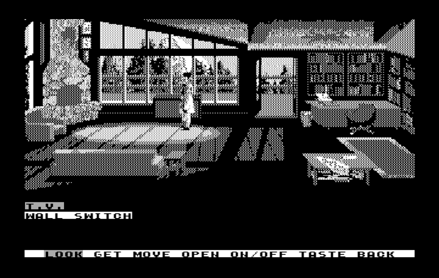 Mean Streets IBM PC/Compatibles Screenshot: What can I find here? Better search carefully...