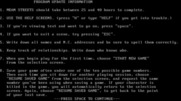 Mean Streets for IBM PC/Compatibles - Program update information.
