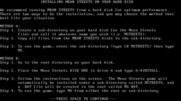Mean Streets for IBM PC/Compatibles - Hard disk installation notes.