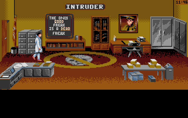 Mean Streets Amiga Screenshot: Another alarm!