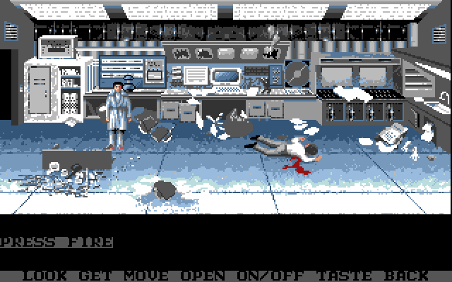 Mean Streets Amiga Screenshot: This place is a mess!