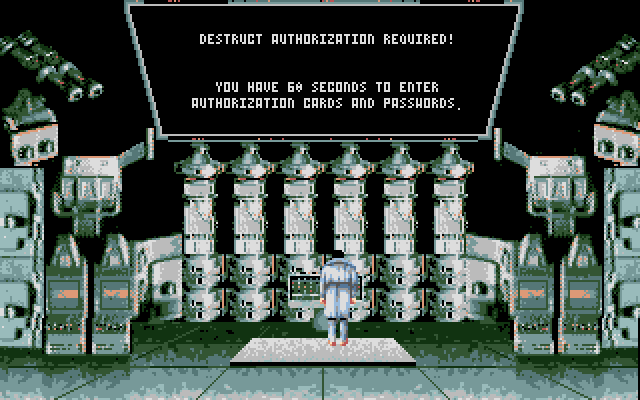 Mean Streets Amiga Screenshot: I hope my investigation prepared me for this!