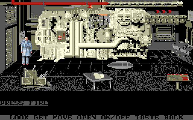 Mean Streets Amiga Screenshot: I need to escape from here pronto...