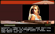 Mean Streets for Amiga - Time to talk with Sylvia.