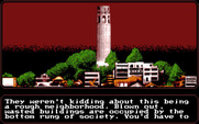 Mean Streets for Amiga - Entering a rough neighborhood...