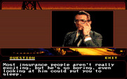 Mean Streets for Amiga - Another boring insurance salesman...