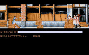 Mean Streets for Amiga - Start of a gun fight...