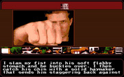 Mean Streets for Amiga - Sometimes threatening someone will get them to talk...