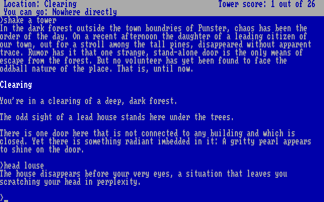 Nord and Bert Couldn't Make Head or Tail of It IBM PC/Compatibles Screenshot: Time for some spoonerisms...