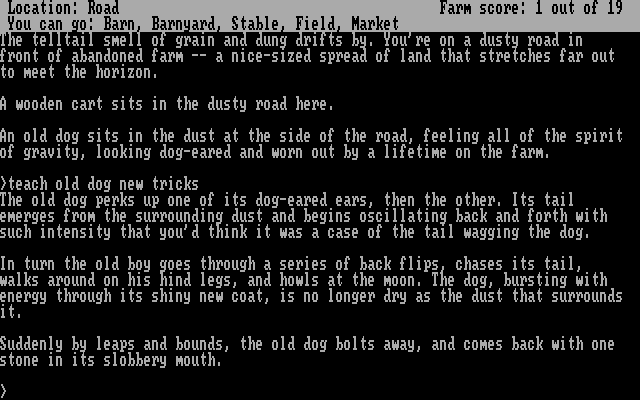 Nord and Bert Couldn't Make Head or Tail of It IBM PC/Compatibles Screenshot: Buy the farm...