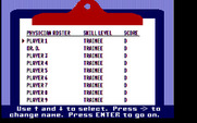 Laser Surgeon: The Microscopic Mission for IBM PC/Compatibles - The patient roster.