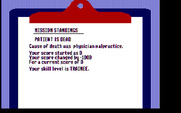 Laser Surgeon: The Microscopic Mission for IBM PC/Compatibles - Game over!