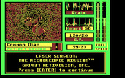 Laser Surgeon: The Microscopic Mission for IBM PC/Compatibles - Title screen.