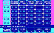 Jeopardy! for IBM PC/Compatibles - Enter a wager...