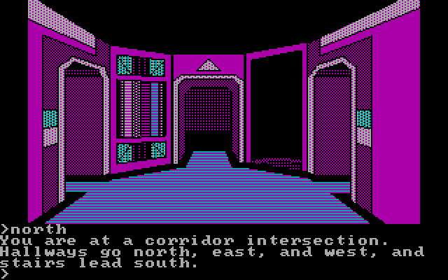 Oo-Topos IBM PC/Compatibles Screenshot: Another intersection...