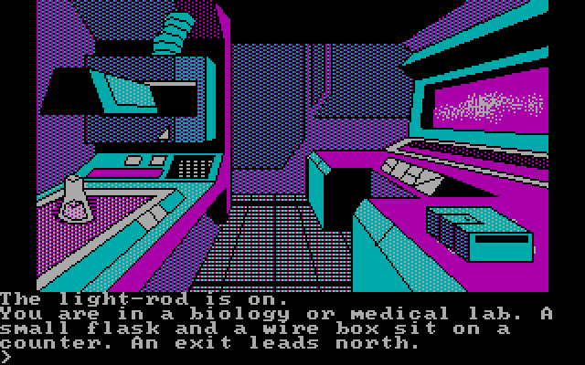 Oo-Topos IBM PC/Compatibles Screenshot: A flask! That will prove useful...