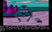 Oo-Topos for IBM PC/Compatibles - A robot blocks my path...