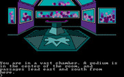 Oo-Topos for IBM PC/Compatibles - A podium inside a vast chamber...