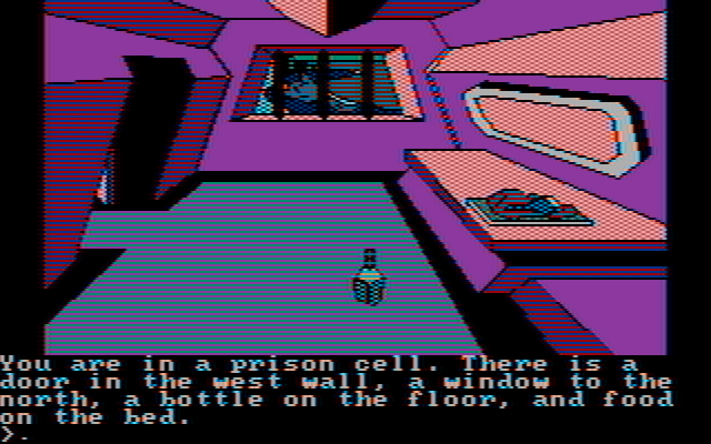 Oo-Topos IBM PC/Compatibles Screenshot: Game start.