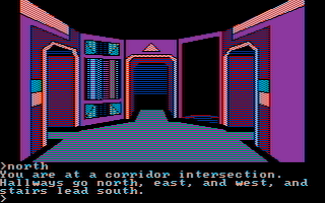 Oo-Topos IBM PC/Compatibles Screenshot: Another intersection...