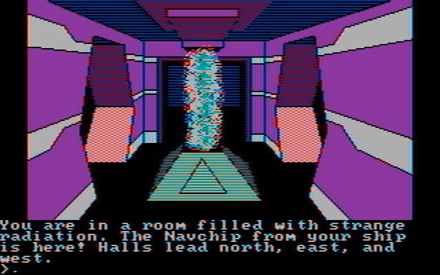 Oo-Topos IBM PC/Compatibles Screenshot: The radiation room.