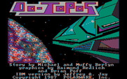 Oo-Topos for IBM PC/Compatibles - Title screen.