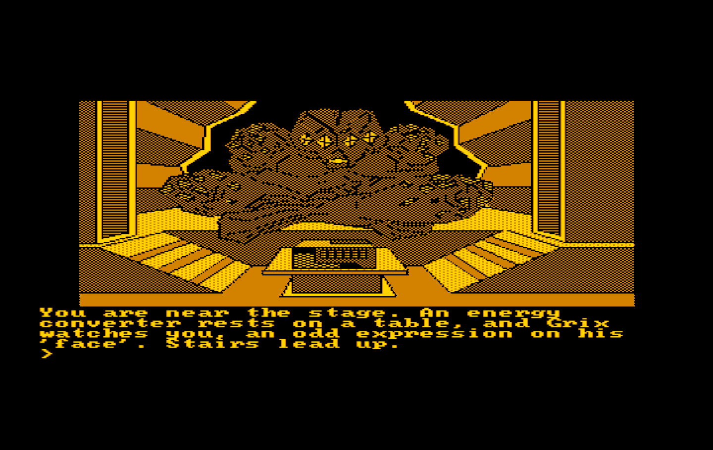 Oo-Topos IBM PC/Compatibles Screenshot: There is a Grix here!